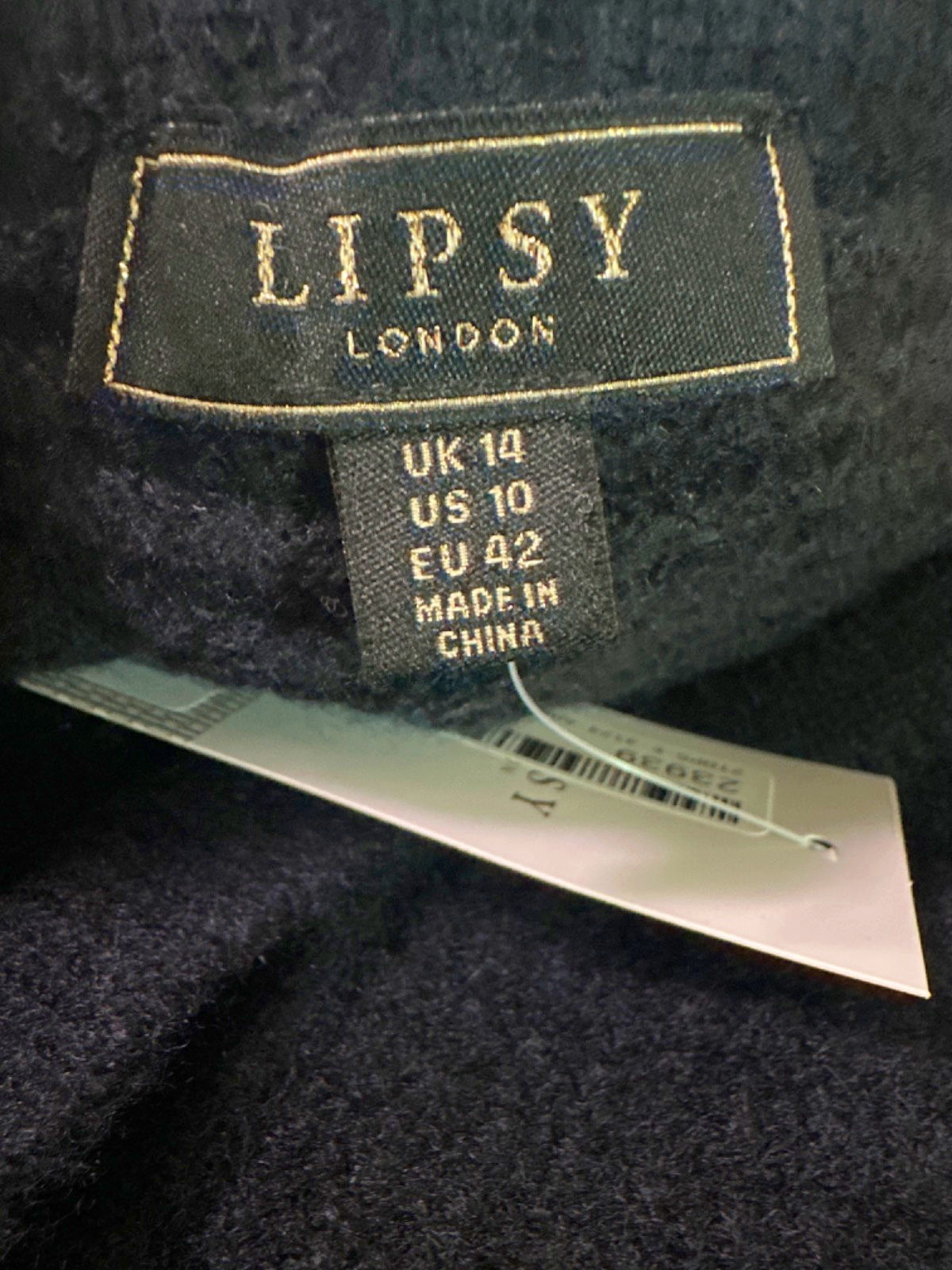 Lipsy Black Cardigan UK 14