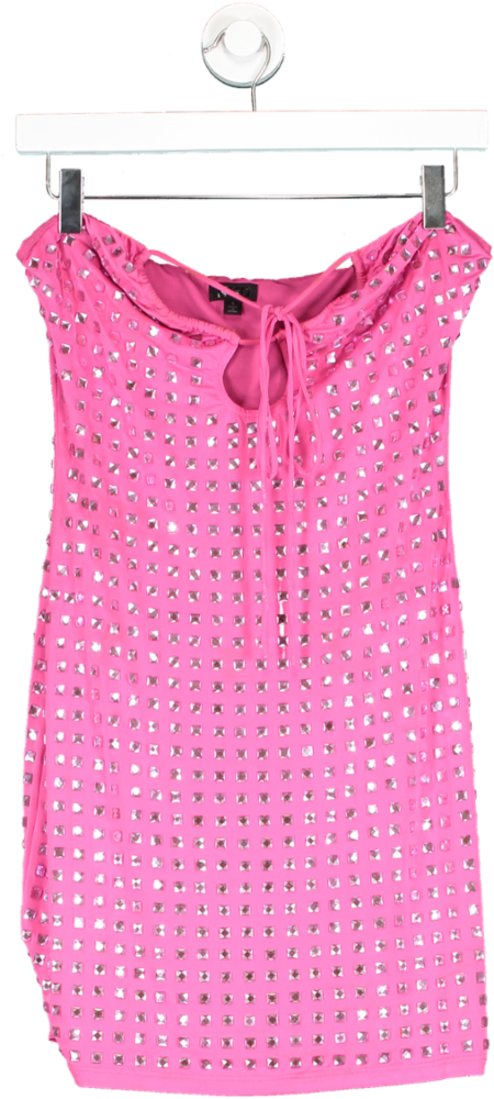 NBD Pink Betty Mini Dress UK S