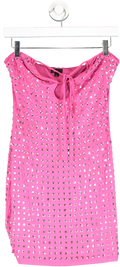 NBD Pink Betty Mini Dress UK S