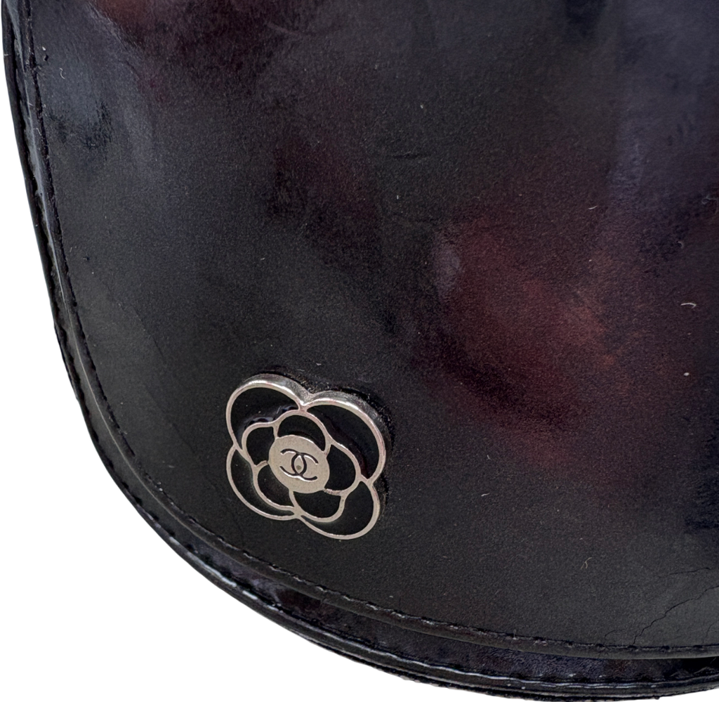 Chanel Black CC Logo Camellia Flower Sunglasses 6032 in Case & Box