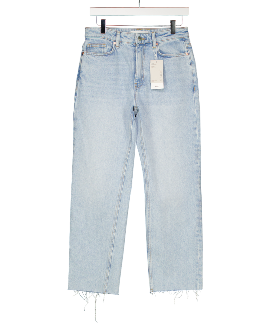 MANGO Blue Irene High Waist Jeans UK 8