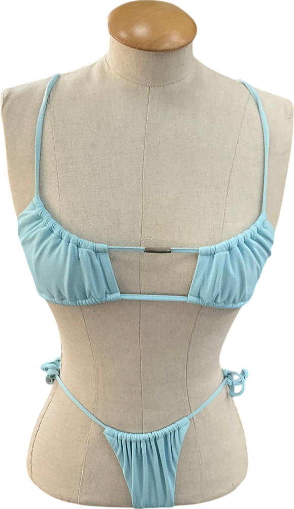 Melissa Odabash Blue France Sky Bikini Set UK 8