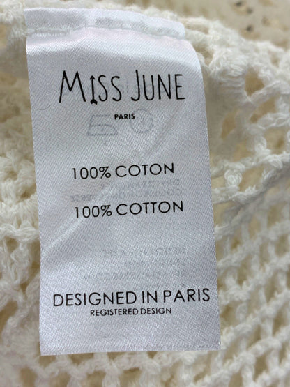 Miss June White Crochet Lace Dress UK S