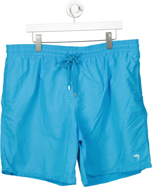 vilebrequin Solid Turquoise Blue Swim Shorts With Dustbag UK 4XL
