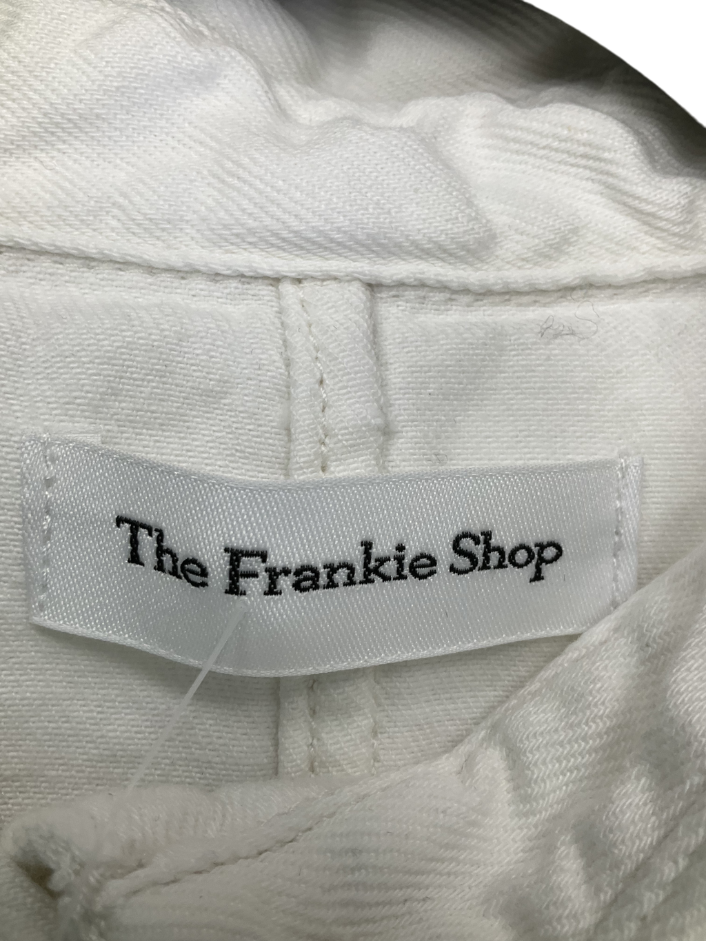 FRANKIE SHOP White Heavy Cotton playsuit UK XS