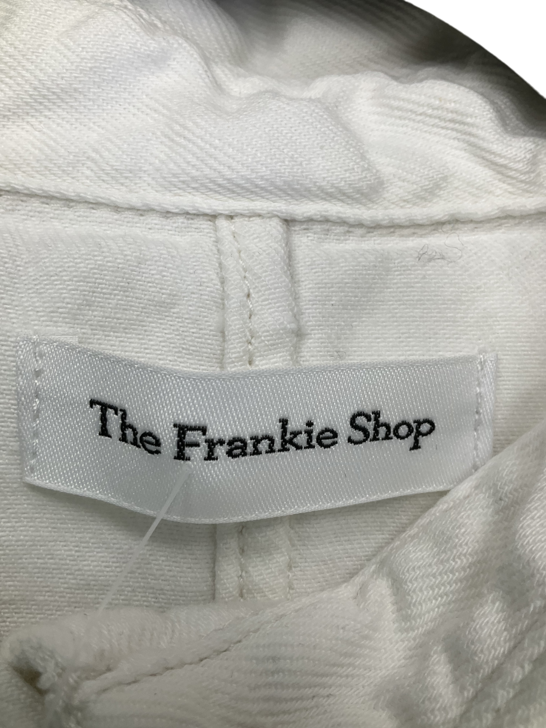 FRANKIE SHOP White Heavy Cotton playsuit UK XS