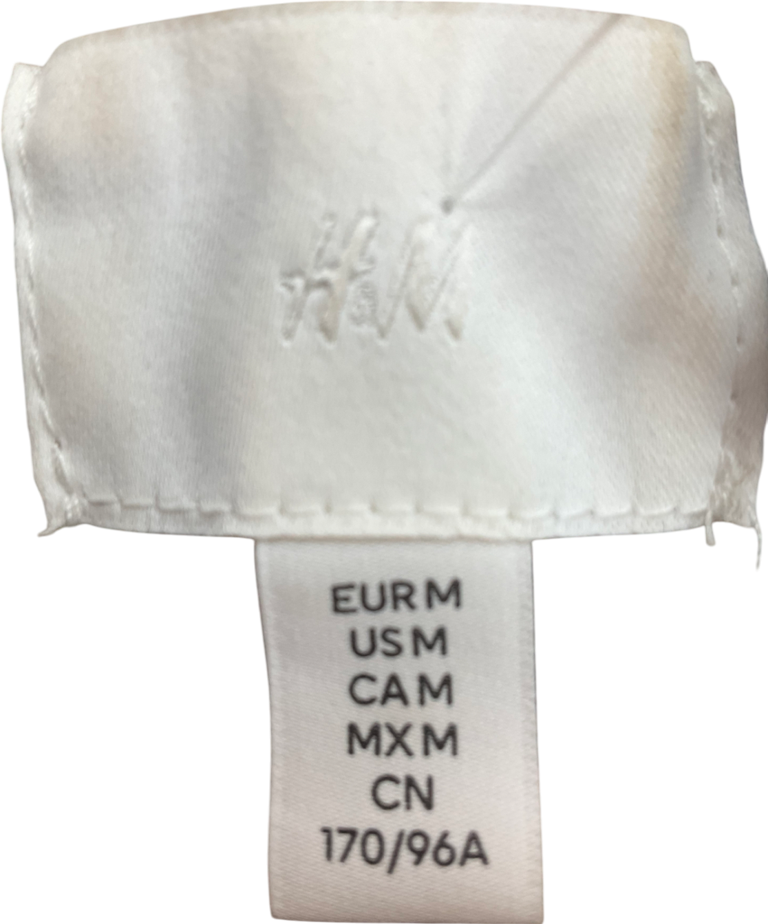 H&M Nude Stipe Cropped Jumper UK M