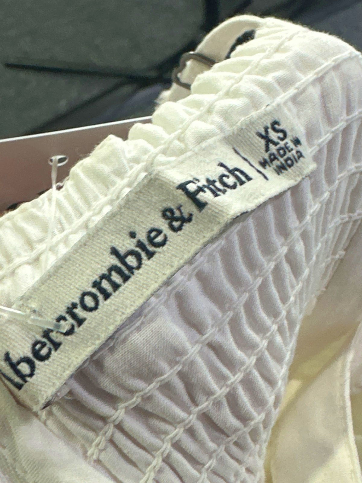 Abercrombie & Fitch White Maxi Dress UK XS