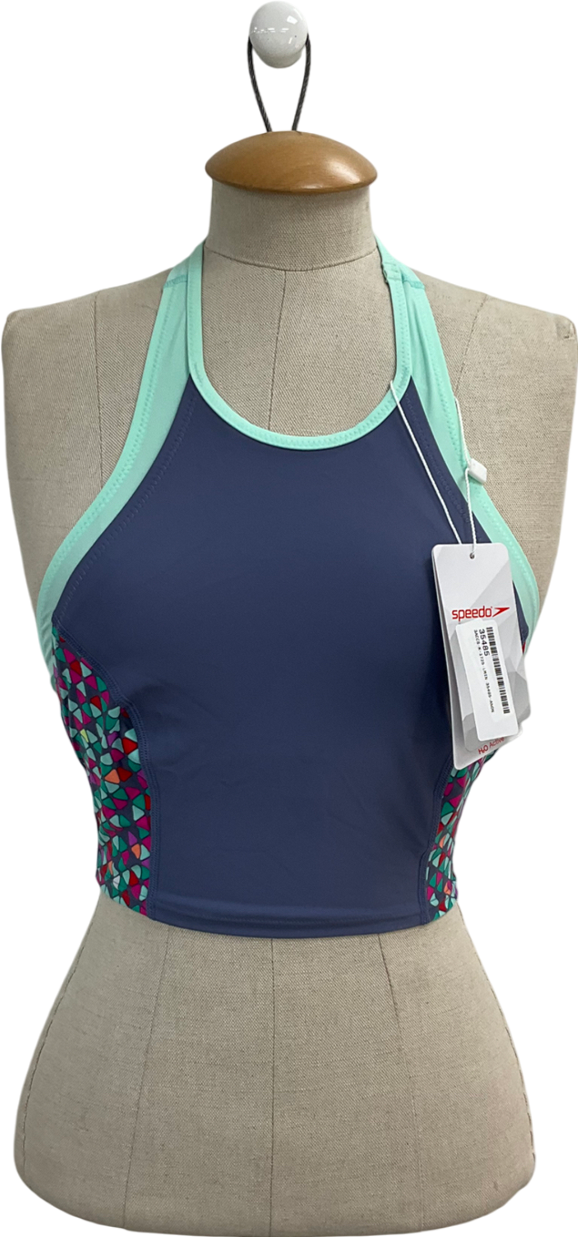 Speedo Multicoloured Astro Pop Racer Back Swimtop UK S