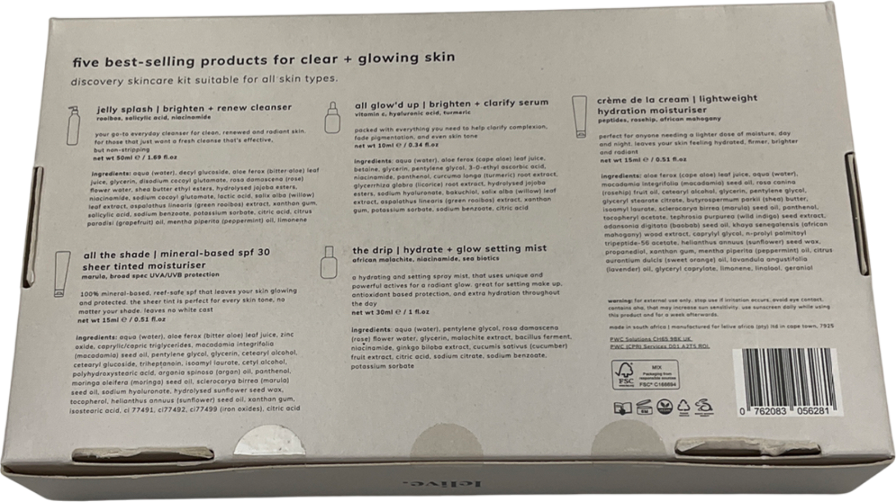 lelive The Glow Kit: Mini Edition | 5-piece Set One size