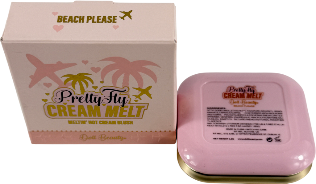 Doll Beauty Pretty Fly Cream Melt Blusher Beach Please 3.8g