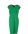 Victoria Beckham Green Pencil Dress UK 12