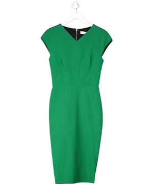 Victoria Beckham Green Pencil Dress UK 12