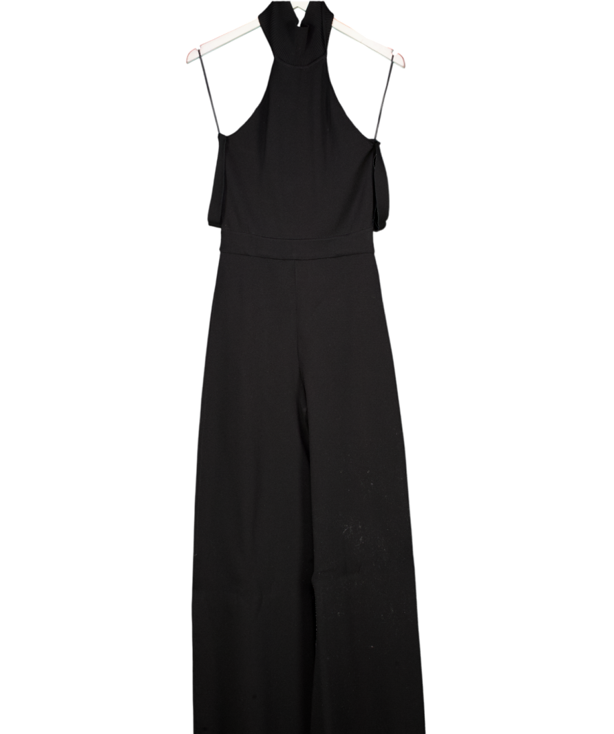 Gauge81 Black Lugo Halterneck Jumpsuit UK M