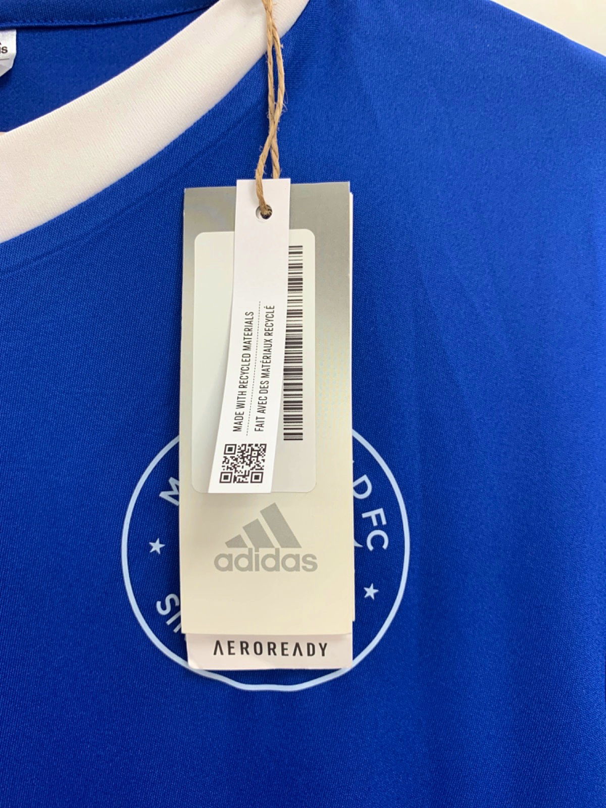 Adidas Blue Manchester DFC Samie Jersey UK S