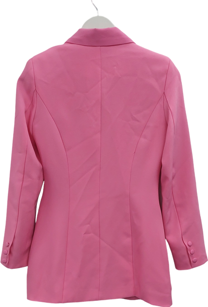 In The Style Pink Fitted Blazer UK 4