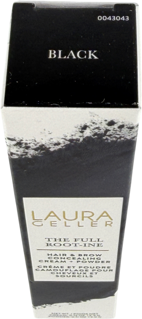 LAURA GELLER Root Touch Up Hair & Brow Concealing Cream + Powder Black 4g