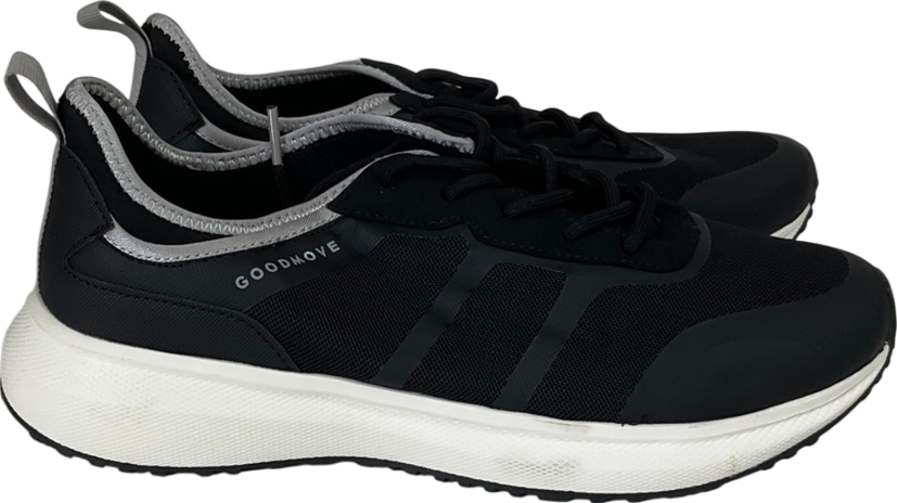 GOOD MOVE Black Lace Up Trainers UK 9 EU 43 👞
