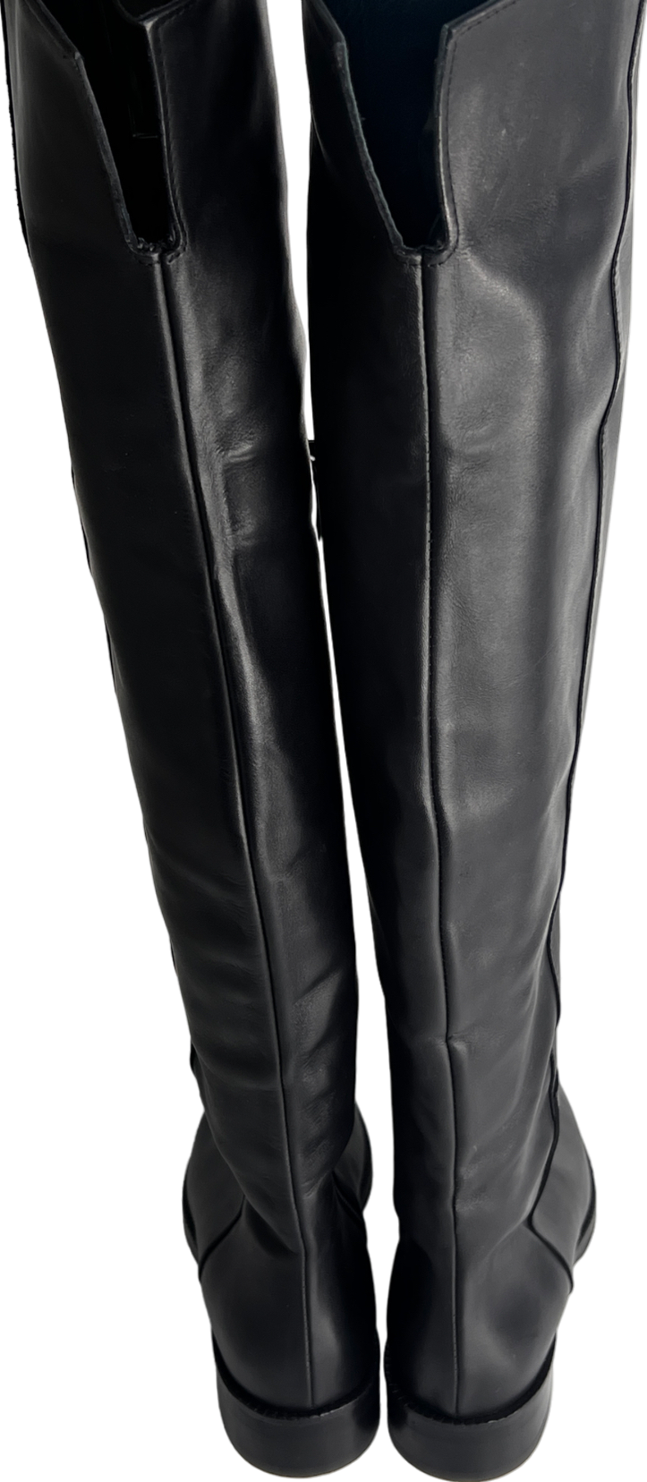 Daniel Giselle Black Leather Over The Knee Boots UK 5 EU 38 👠