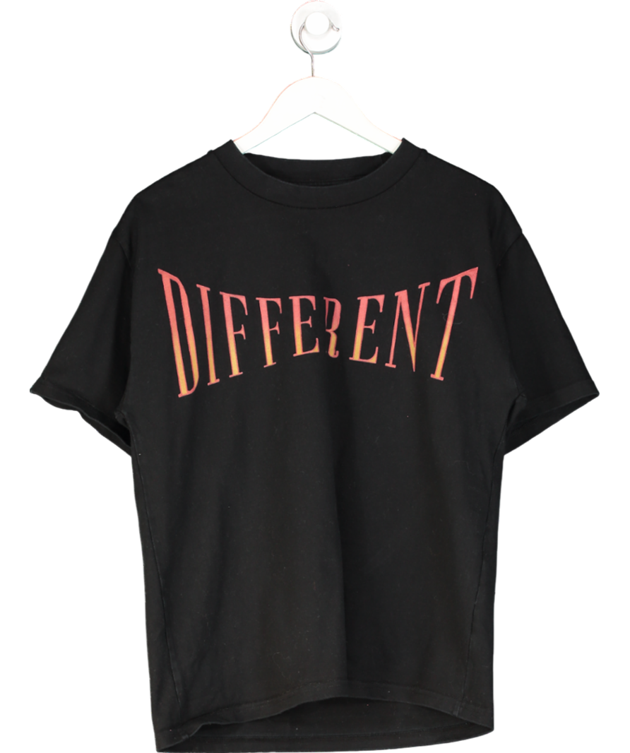 The Residency Black Different Logo T-shirt UK M