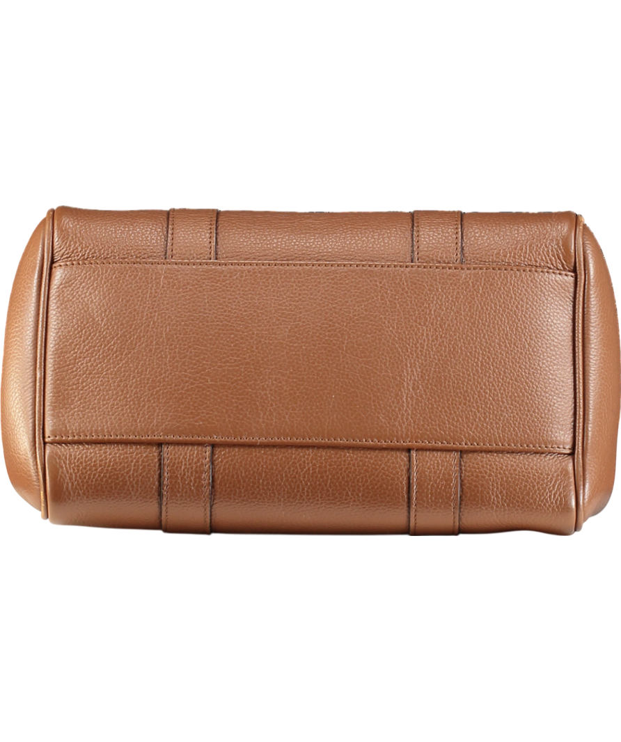 Mulberry Brown Bayswater Natural Vegetable Tanned Leather Satchel, Oak