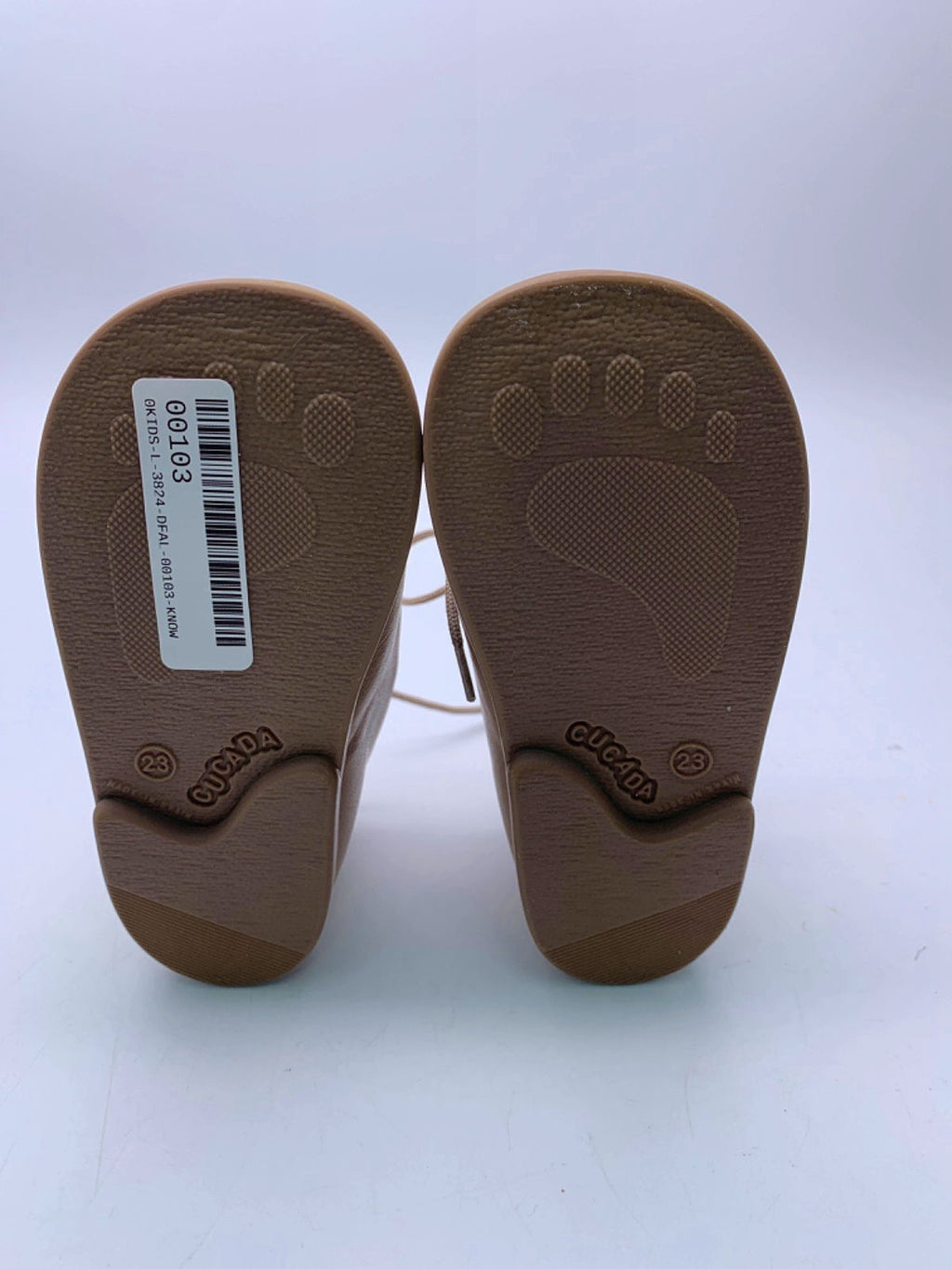 Papouelli Taupe Shearling Lined Booties EU 23