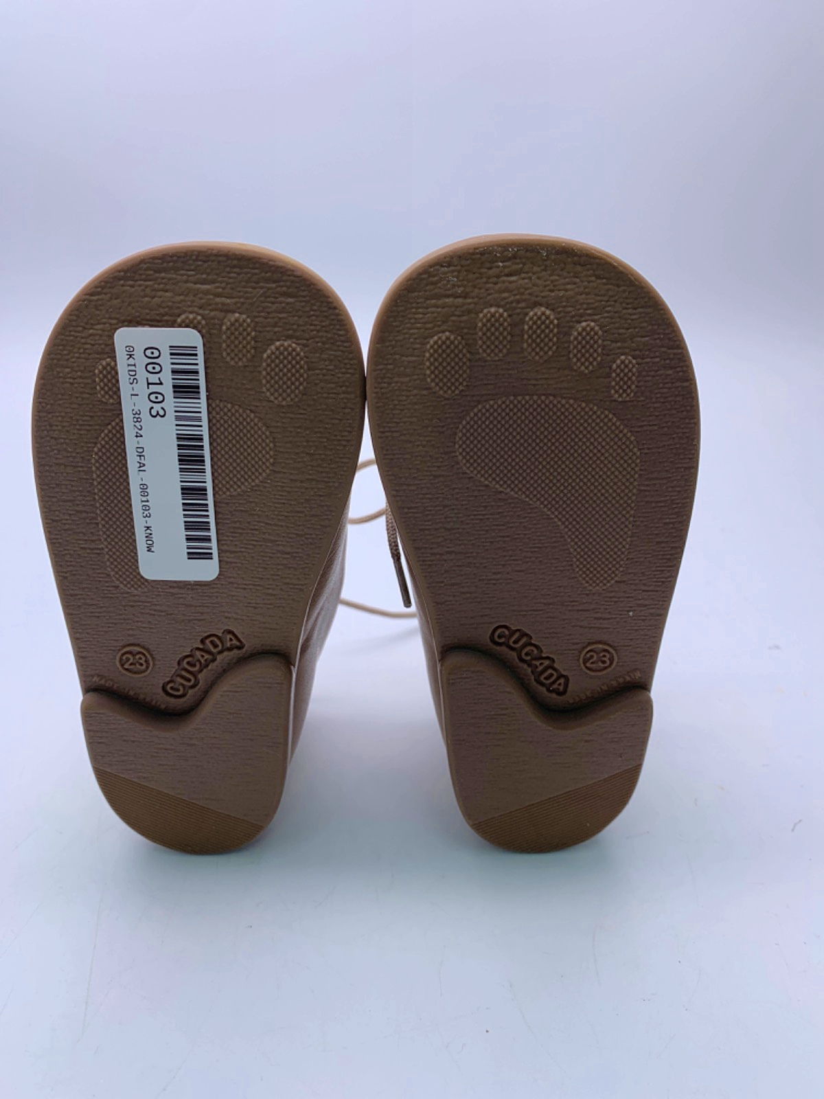 Papouelli Taupe Shearling Lined Booties EU 23