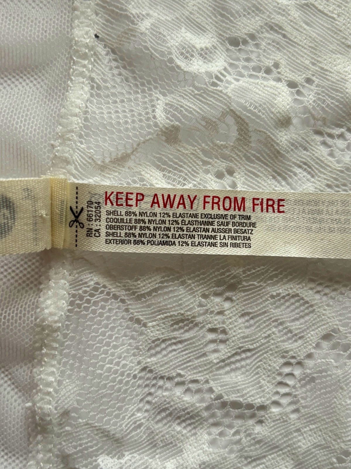 Free People White Lace Thong UK S