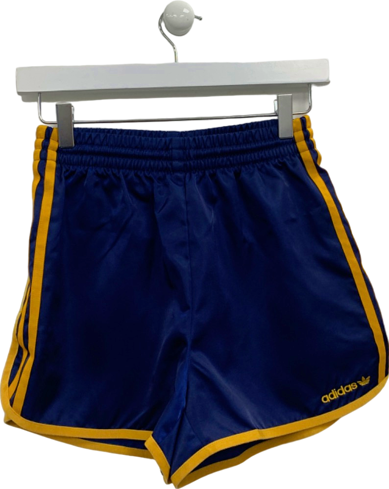 Adidas Navy Blue Sports Shorts UK XS