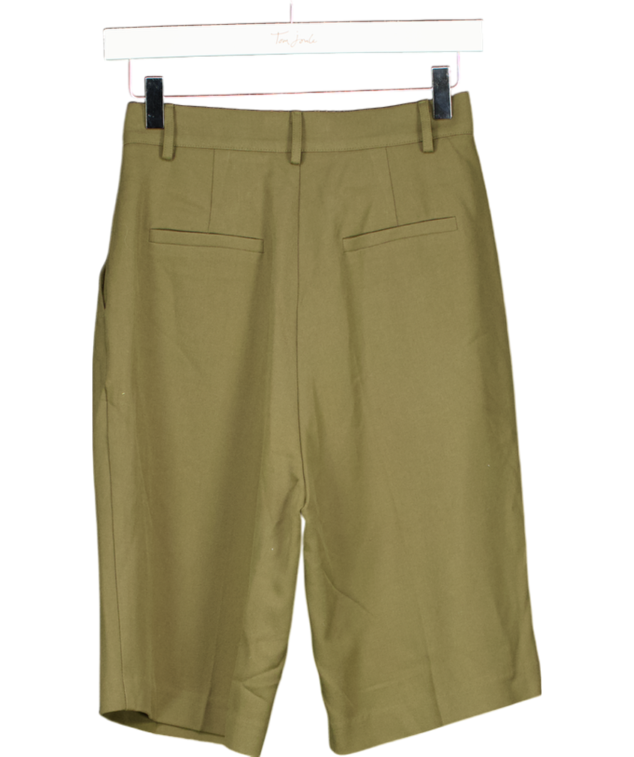 FRANKIE SHOP Green Tailored Shorts UK S