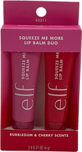 E.L.F Cosmetics Squeeze Me More Lip Balm Duo Bubblegum Cherry 6g