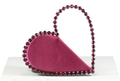 L'alingi Red Satin Love Top-handle Bag