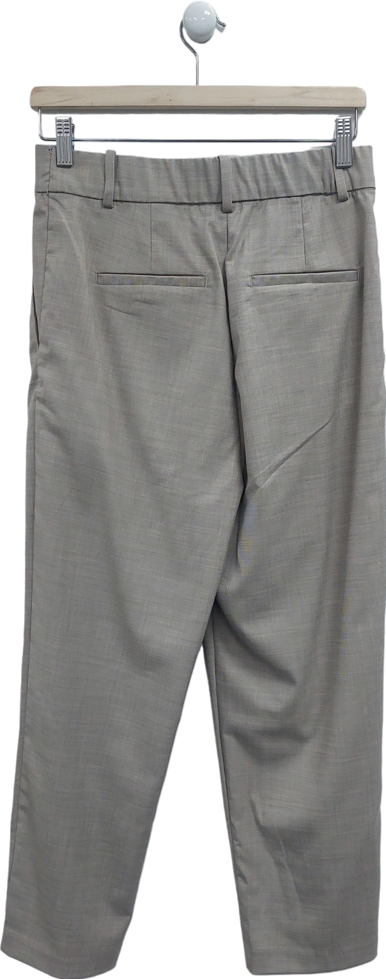 H&M Beige Wide Leg Trousers UK 10