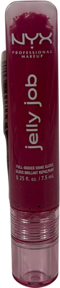 NYX Makeup Jelly Job, Full-bodied Shine Gloss, Lip-smoothing Shine Jelly Jammin 7.5ml