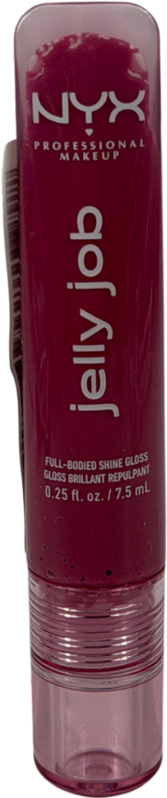 NYX Makeup Jelly Job, Full-bodied Shine Gloss, Lip-smoothing Shine Jelly Jammin 7.5ml