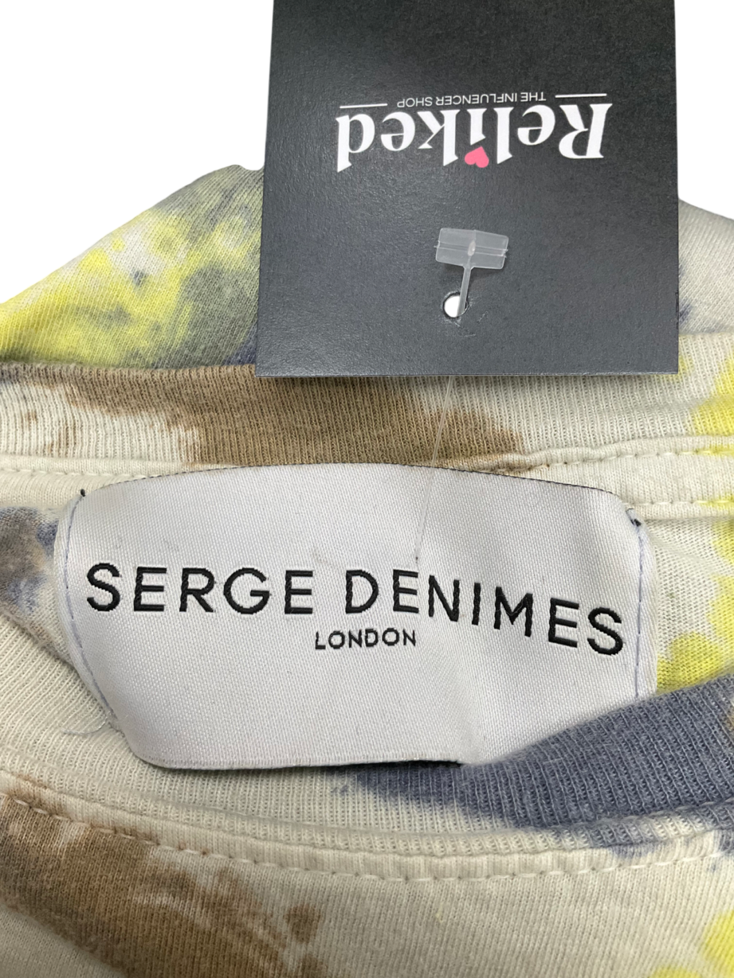 Serge DeNimes Multicoloured Tie Dye Effect T Shirt UK L