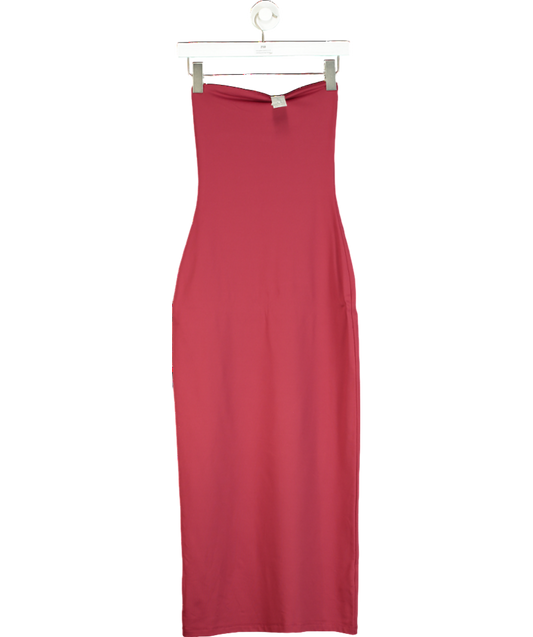 Aritzia Red Contour Second-skin Maxi Tube Dress UK S