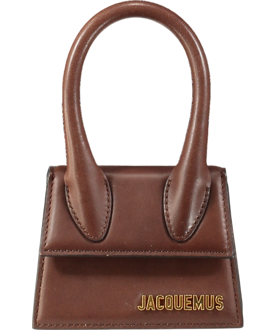 JACQUEMUS Brown Le Chiquito Noeud Leather Cross-body Bag
