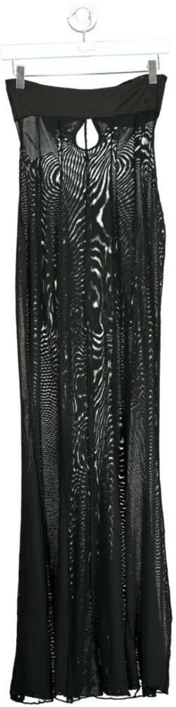 Outcast Black Mesh Maxi Dress S