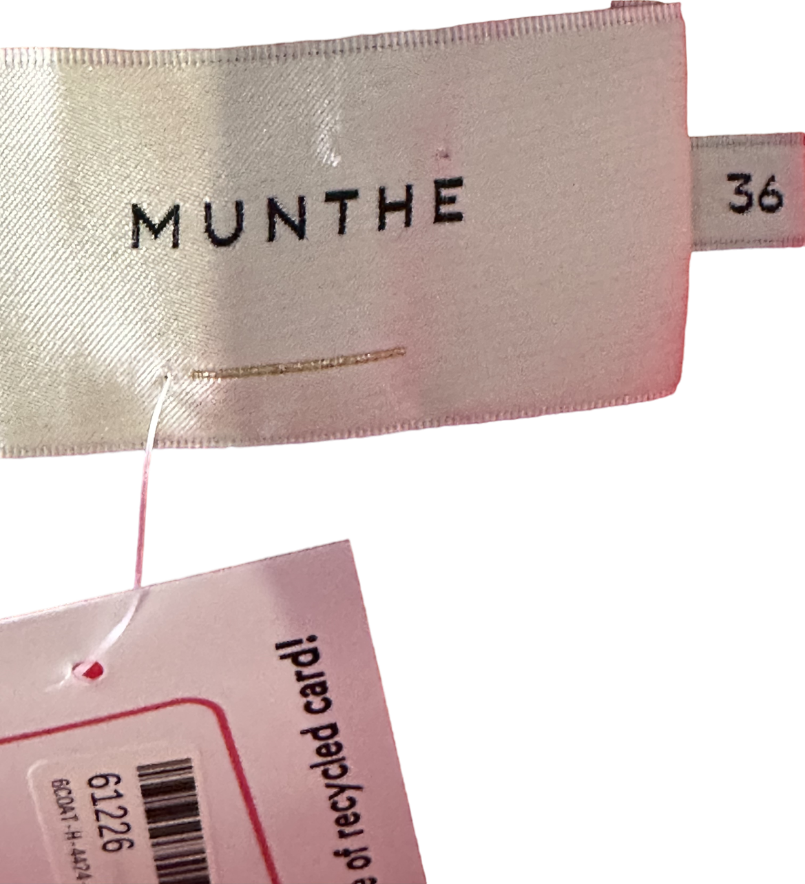 MUNTHE  Pink Satin Blazer UK 8