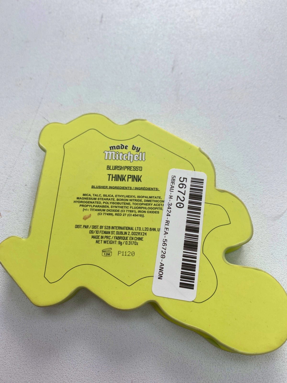 Made By Mitchell Blush Pressed Think Pink