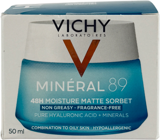 Vichy Mineral 89 48h Moisture Matte Sorbet 50ml