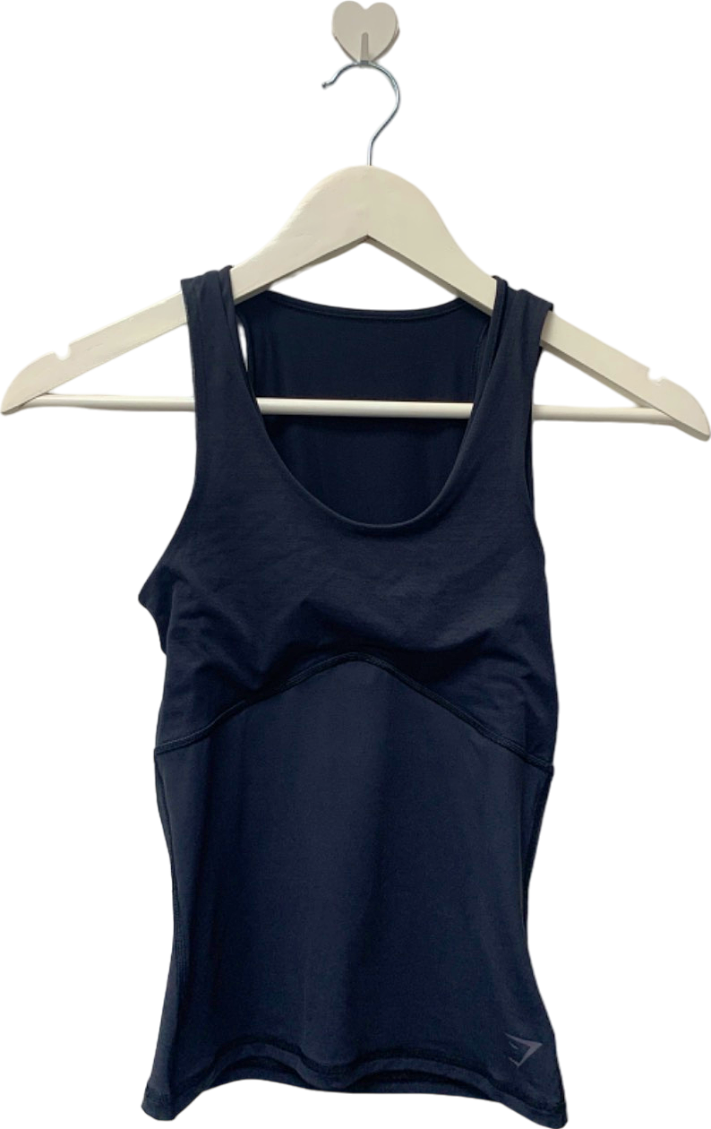 Gymshark Black Tank Top UK XS