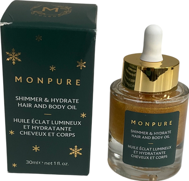 monpure Shimmer & Hydrate Hair And Body Oil 30ml
