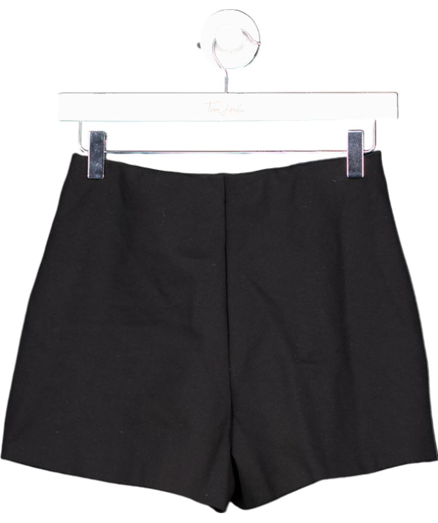 River Island Black Asymmetric Button Skort UK 6