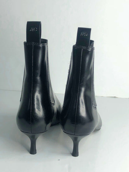 Marc Cain Black Leather Ankle Boots UK 4 EU 37