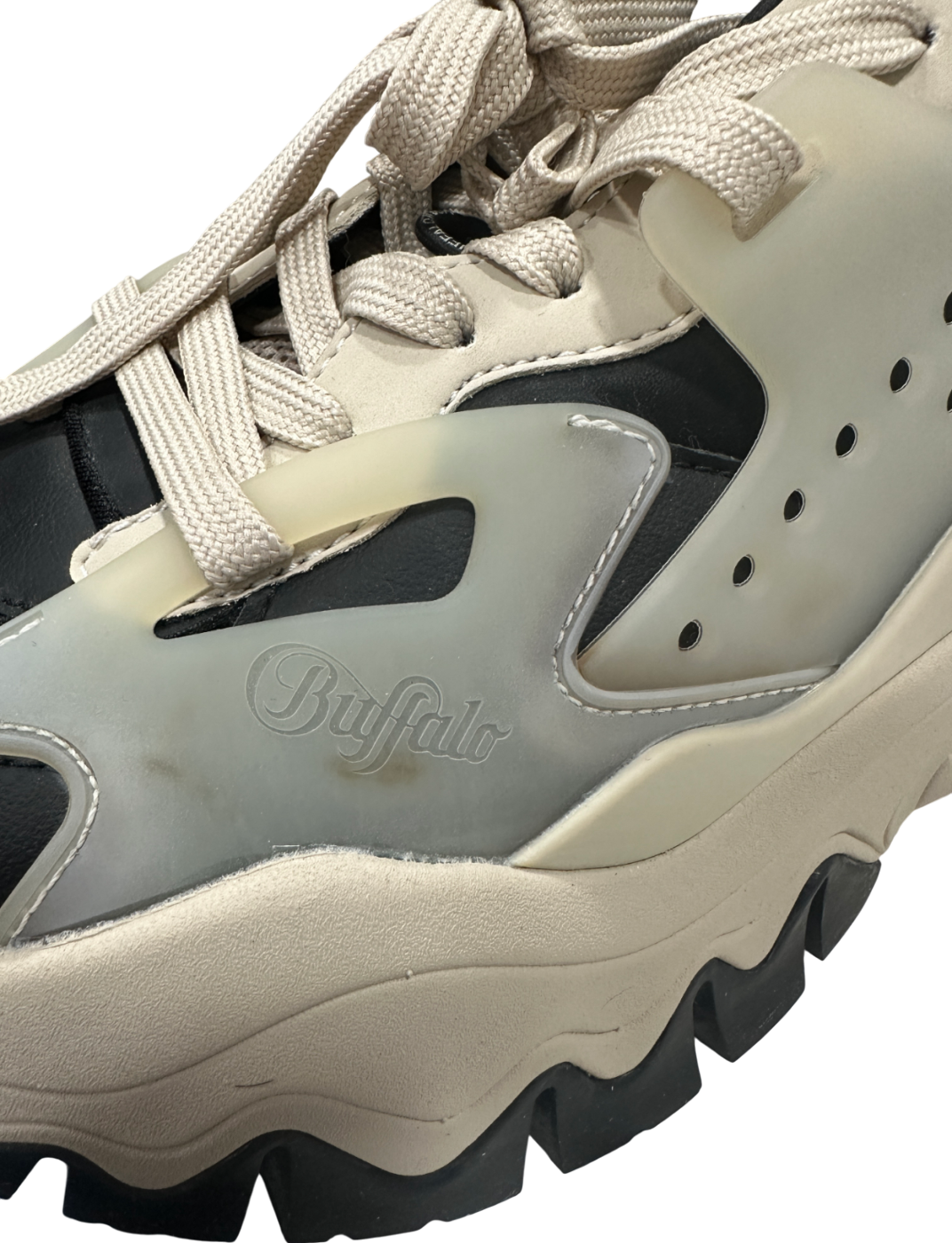 Buffalo Beige Trail One Chunky Trainers UK 6 EU 39 👠