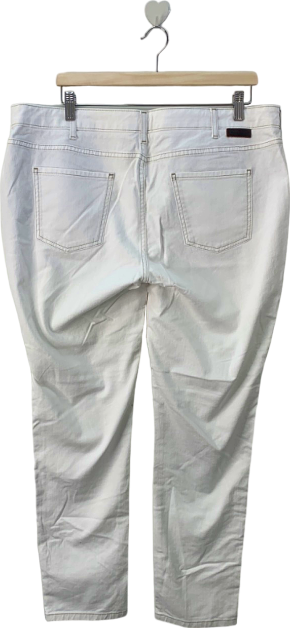 Boden White Denim Jeans Size 20L