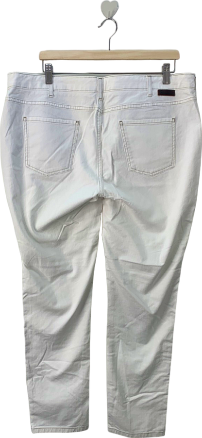 Boden White Denim Jeans Size 20L