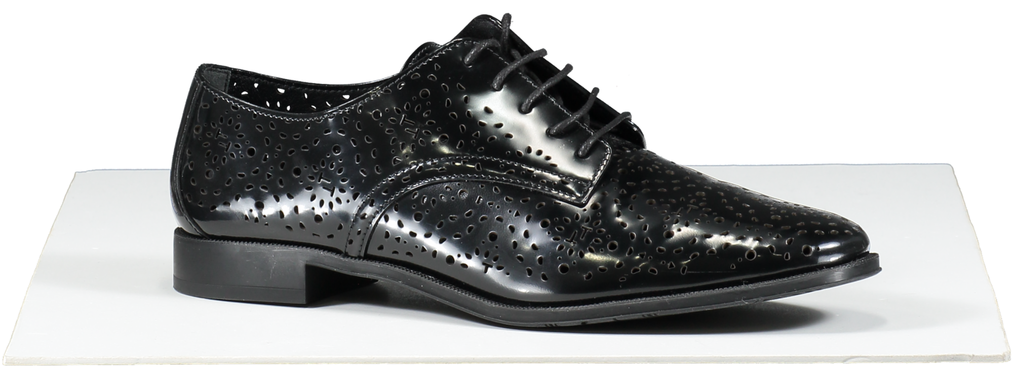 Tod's Black Lace Up Monogrammed Shoes UK 6 EU 39 👠